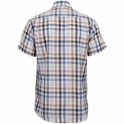 Vito Dayton Herre Kortærmet skjorte - Naval Blue