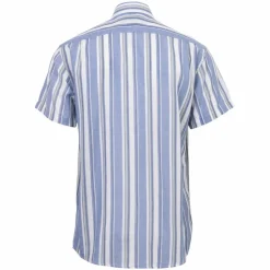 Clearance Vito Devon Herre Kortærmet skjorte - Blue