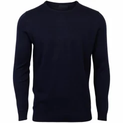 Sale Vito Gordon Herre Striktrøje i merinouldmix - Dk. Navy