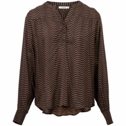 Best ZbyZ Dame Bluse - Brown/Black