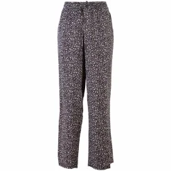 Sale ZbyZ Dame Bukser Plus Size - Black/White