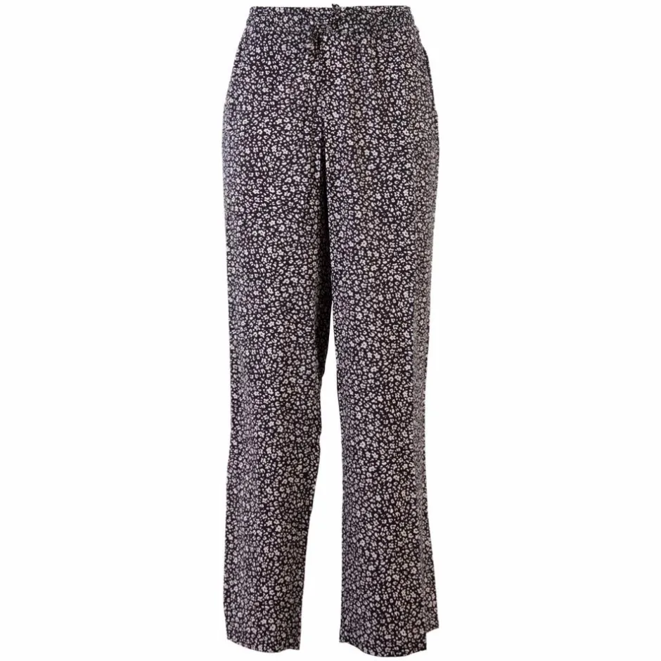 Sale ZbyZ Dame Bukser Plus Size - Black/White