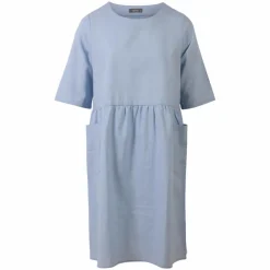 Discount ZbyZ Dame Kjole Plus Size - Light Blue