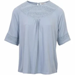 ZbyZ Dame Kortærmet bluse - Light Blue