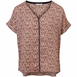 ZbyZ Dame Kortærmet bluse Plus Size - B-33