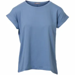 Best ZbyZ Dame T-shirt Plus Size - Blue