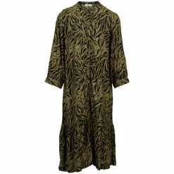 Clearance ZbyZ Dame Tunika Plus Size - Print 1 Khaki