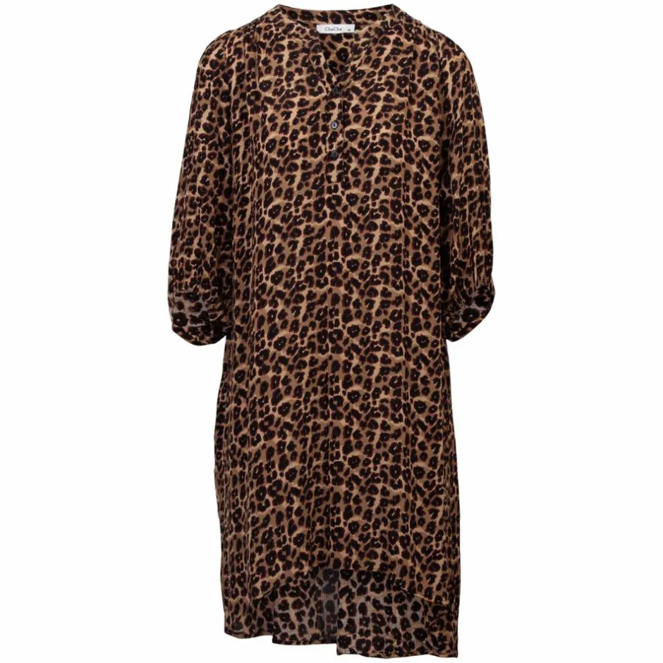 Online ZbyZ Dame Tunika Plus Size - Brown Animal